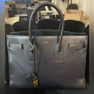 SOLD - Saint Laurent Sac de Jour- Deep Navy